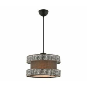 Zsinóros csillár HALO 1xE27/60W/230V barna/szürke 390FLH2455 kép