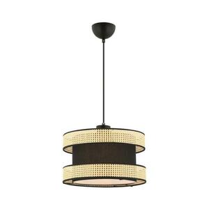 Kábeles függőlámpa HALO 1xE27/60W/230V fekete/bézs 390FLH2460 kép