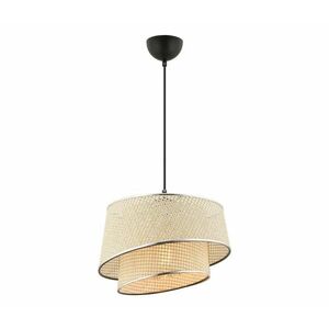Kábeles függőlámpa BARETTE 1xE27/60W/230V krémszínű/fényes króm 390FLH2486 kép