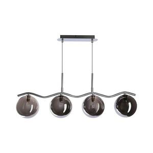 Kábelre függesztett csillár LUMOS 4xG9/20W/230V füstös fekete 34-44266 kép