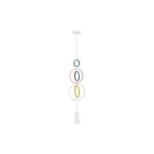 Gyermek csillár zsinóron HOOPS 1xE27/20W/230V átm. 19 cm többszínű 31-12036 kép