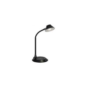 JUST LIGHT. 14414-18-LED Dimmelhető asztali lámpa beépített töltővel PUCKI LED/4, 5W/230V fekete 14414-18 kép