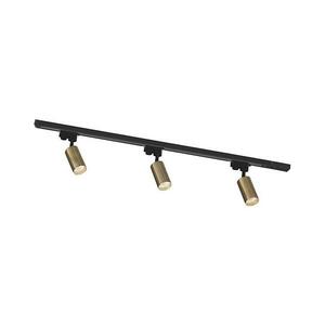 Zuma Line 3552 - TUBE sínes rendszerhez készült spotlámpa 3xGU10/35W/230V fekete/arany 3552 kép