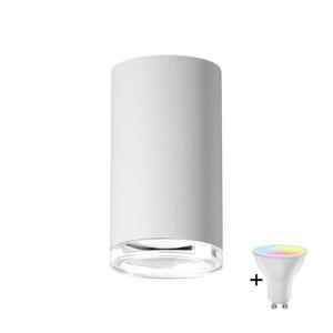 LED RGBW fényerőszabályozható fürdőszobai spotlámpa TURYN 1xGU10/4, 8W/230V IP44 fehér SA1884+AI2382 kép