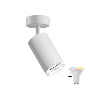 LED RGBW fényerőszabályozható fürdőszobai spotlámpa TURYN 1xGU10/4, 8W/230V IP44 fehér SA1908+AI2382 kép