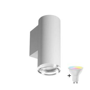 LED RGBW fényerőszabályozható fürdőszobai fali lámpatest TURYN 1xGU10/4, 8W/230V IP44 fehér SA1907+AI2382 kép