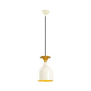 Kábeles függőlámpa SIVANI 1xE27/40W/230V fehér/réz 536NTD1147 kép