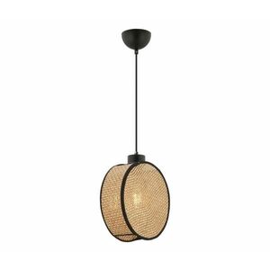 Kábeles csillár DRUM 1xE27/60W/230V barna/fekete 390FLH2526 kép