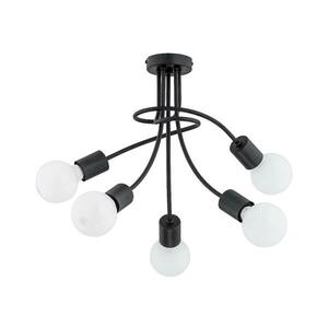 Felületre szerelhető csillár PLENA 5xE27/15W/230V fekete 25755 kép
