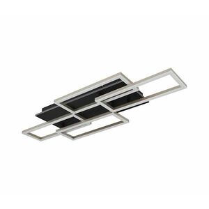 Globo 67359-40A - LED dimmelhető mennyezeti lámpa JEFFRY 40W/230V 32, 5x87, 5 cm fekete + távirányító 67359-40A kép