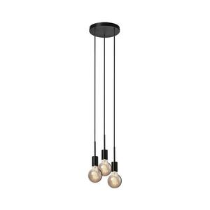 Nordlux - PACO kábeles függeszték 3xE27/25W/230V fekete 2112063003 kép