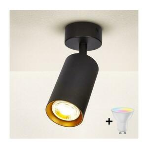 BRILAGI - LED dimmelhető spotlámpa SELE 1xGU10/4, 8W/230V fekete/arany BG0629+AI2382 kép