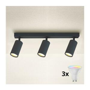 BRILAGI - dimmelhető LED spotlámpa SELE 3xGU10/4, 8W/230V antracit BG1632+3xAI2382 kép