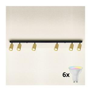 BRILAGI - LED dimmelhető spotlámpa SELE GOLDEN 6xGU10/6, 5W/230V fekete/arany BG1009+AI2320 kép