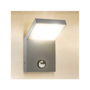BRILAGI - LED kültéri fali lámpa mozgásérzékelővel RIANO LED/8W/230V ezüstszínű WO-HR60143-OEM-SA kép