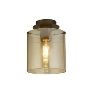 Searchlight 88911-1MO - SWEDEN mennyezeti lámpatest 1xE27/60W/230V, átm. 22 cm, barna/füstszínű 88911-1MO kép