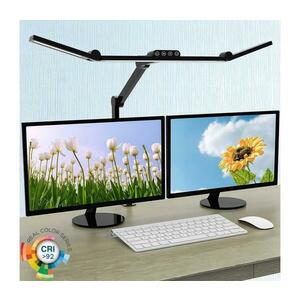 LED érintős asztali lámpa, állítható fényerő, 24W, 3000-6500K, CRI 92, fekete 4739993 kép