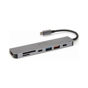 USB hub 7in1 Power Delivery 100W HDMI 4K PMH9997B kép
