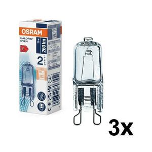 3 db-os sütőizzó készlet HALOPIN G9/25W/230V 2700K - Osram 8590828004912 kép