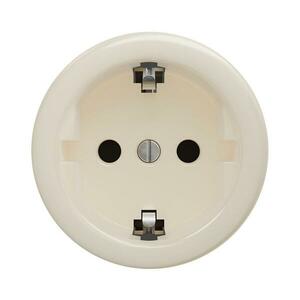 lap - Retro keret nélküli fali aljzat SCHUKO 230V/16A, bézs B/ZS kép