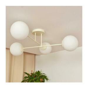 Felületre szerelhető csillár MOON 4xE27/15W/230V krémszínű W-2022+8020/4 SAND kép