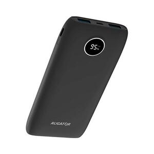 Aligator PBPD10BK - Powerbank LCD-kijelzővel PD 10000 mAh/20W/3, 7V fekete PBPD10BK kép