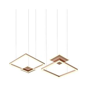 Redo 01-2616 - Dimmelhető LED csillár kábelen SIGUA LED/137W/230V CRI 90 barna 01-2616 kép