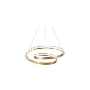 Redo 01-1889 - LED dimmelhető függőlámpa kábelen TORSION LED/29W/230V átm. 55 cm bronz 01-1889 kép