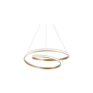 Redo 01-1891 - LED dimmelhető csillár kábellel TORSION LED/35W/230V, átm. 75 cm, bronz 01-1891 kép