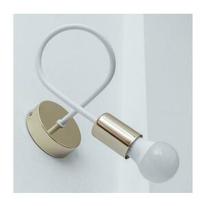 OXFORD fali lámpa 1xE27/15W/230V arany/fehér K-2016/1 WT+GO kép