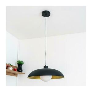 ECLIPSE zsinóros függőlámpa 1xE27/15W/230V fekete/arany W-KM 1810+8020/1 BK+GO kép