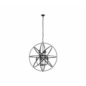 Searchlight 2478-8BK - Láncos csillár ORBIT 8xE14/60W/230V fekete 2478-8BK kép