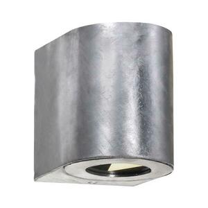 Nordlux - LED kültéri fali lámpatest CANTO 2xLED/6W/230V IP44 ezüstszínű 49701031 kép