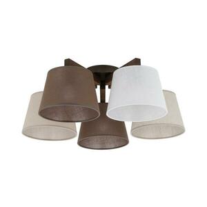 Brilagi - Felületre szerelhető csillár LATTE 5xE27/15W/230V fenyő/mix 11580 kép