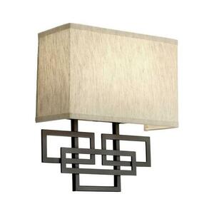 Elstead Hinkley HK-LANZA2 - Fali lámpatest LANZA 2xE14/40W/230V bronz HK-LANZA2 kép