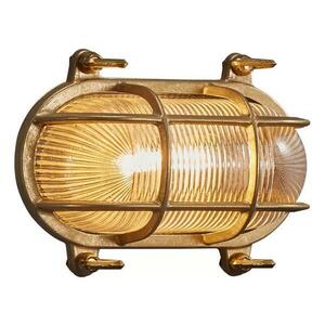 Nordlux - Kültéri fali lámpatest HELFORD 1xE27/12, 5W/230V IP64 sárgaréz 49031035 kép