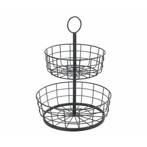 WENKO 88740800 - LOFT kosár 28x39 cm fekete 88740800 kép