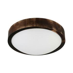 LED mennyezeti lámpa OAK SMOKY SLIM LED/20W/230V 4000K átm. 27 cm tölgy/sötétbarna LD-PD-8.1/LED20/SMOKY kép