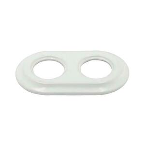 Bohemia-Design - Retro porcelán dupla képkeret, fehér 12359360 kép