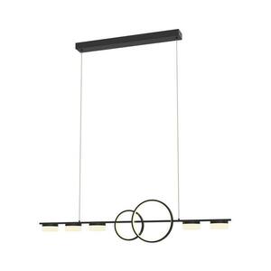 Wofi 7030-702 - LED Dimmelhető csillár zsinóron MESSINA LED/57W/230V fekete 7030-702 kép