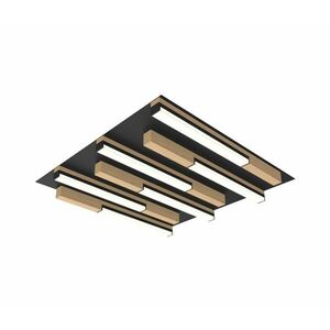 Wofi 9031-606 - PALERMO LED 26W 230V dimmelhető fa mennyezeti lámpa 9031-606 kép