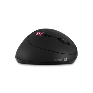CONNECT IT CMO-2600-BK - Ergonomikus vezeték nélküli egér, 800/1200/1600 DPI, 1xAA, fekete CMO-2600-BK kép