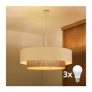 BRILAGI - LED függőlámpa kábelre szerelve BOHO STYLE 3xE27/15W/230V átm. 80 cm 8590828006770 kép