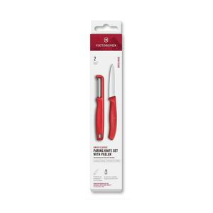 Victorinox - SWISS CLASSIC konyhai kés és hámozó készlet, piros 6.7111.21C1 kép