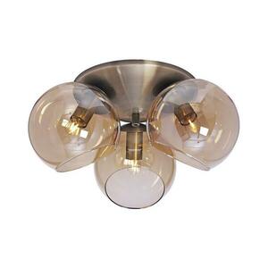 Cottex P2423AA - CAPELLA mennyezeti lámpatest 3xE14/40W/230V, átmérő 37 cm, füstszínű/barna P2423AA kép