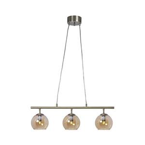 Cottex T2493AA - CAPELLA kábelre szerelhető függőlámpa 3xE14/40W/230V, füstszínű/barna T2493AA kép