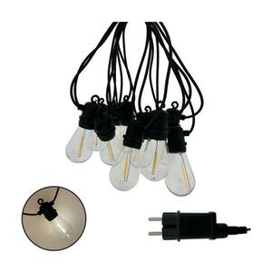 LED kültéri dekorációs fényfüzér 10xLED/0, 36W/230V 8 m IP44 fekete 034 0001082 kép