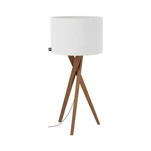 ByRydens 4002720-6002 - Asztali lámpa VEGA 1xE27/8W/230V fehér/tölgy 4002720-6002 kép