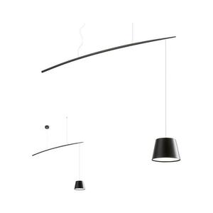 Redo 01-1498 - LED Csillár zsinóron LOLLI LED/6W/230V fekete 01-1498 kép
