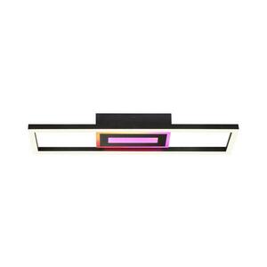 Brilliant-LED RGBW Dimmelhető mennyezeti lámpatest BESSON LED/20W/230V 3000-6500K fekete + távirányító G81175/06 kép
